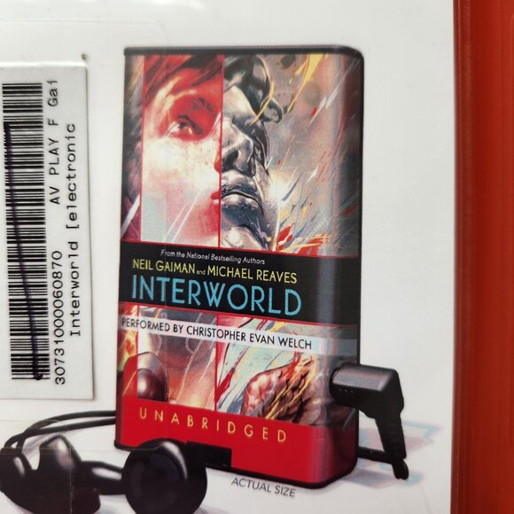 Interworld by Michael Reaves, Neil Gaiman Playaway Audiobook, Former Library Cop - Picture 2 of 7
